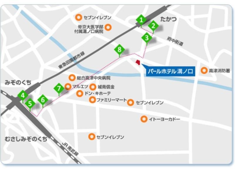 Pearl Hotel Mizonokuchi Kawasaki  Exteriör bild